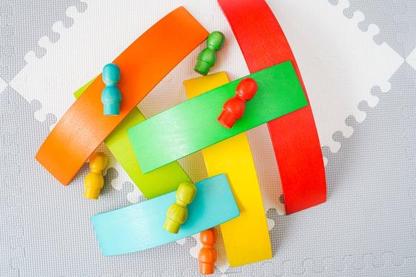 QToys Rainbow Arch Set 529 | The Nest Attachment Parenting Hub