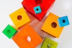 QToys Rainbow Nesting Boxes 267 | The Nest Attachment Parenting Hub