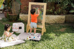 QToys Toddler Perspex Easel 592 | The Nest Attachment Parenting Hub