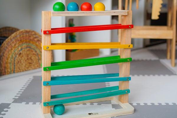 Qtoys Track a Ball Rack 109 | The Nest Attachment Parenting Hub