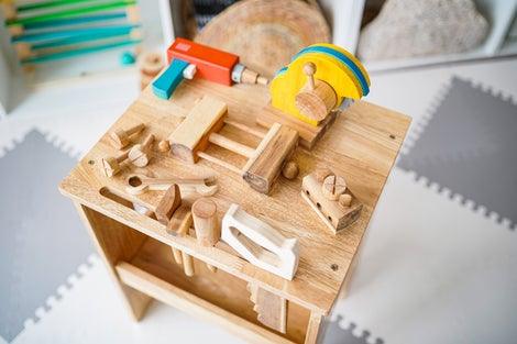 Qtoys Wooden Work Bench 451 | The Nest Attachment Parenting Hub