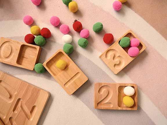 QToys Writing and Counting Tray 486 | The Nest Attachment Parenting Hub