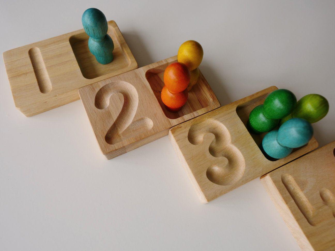 QToys Writing and Counting Tray 486 | The Nest Attachment Parenting Hub