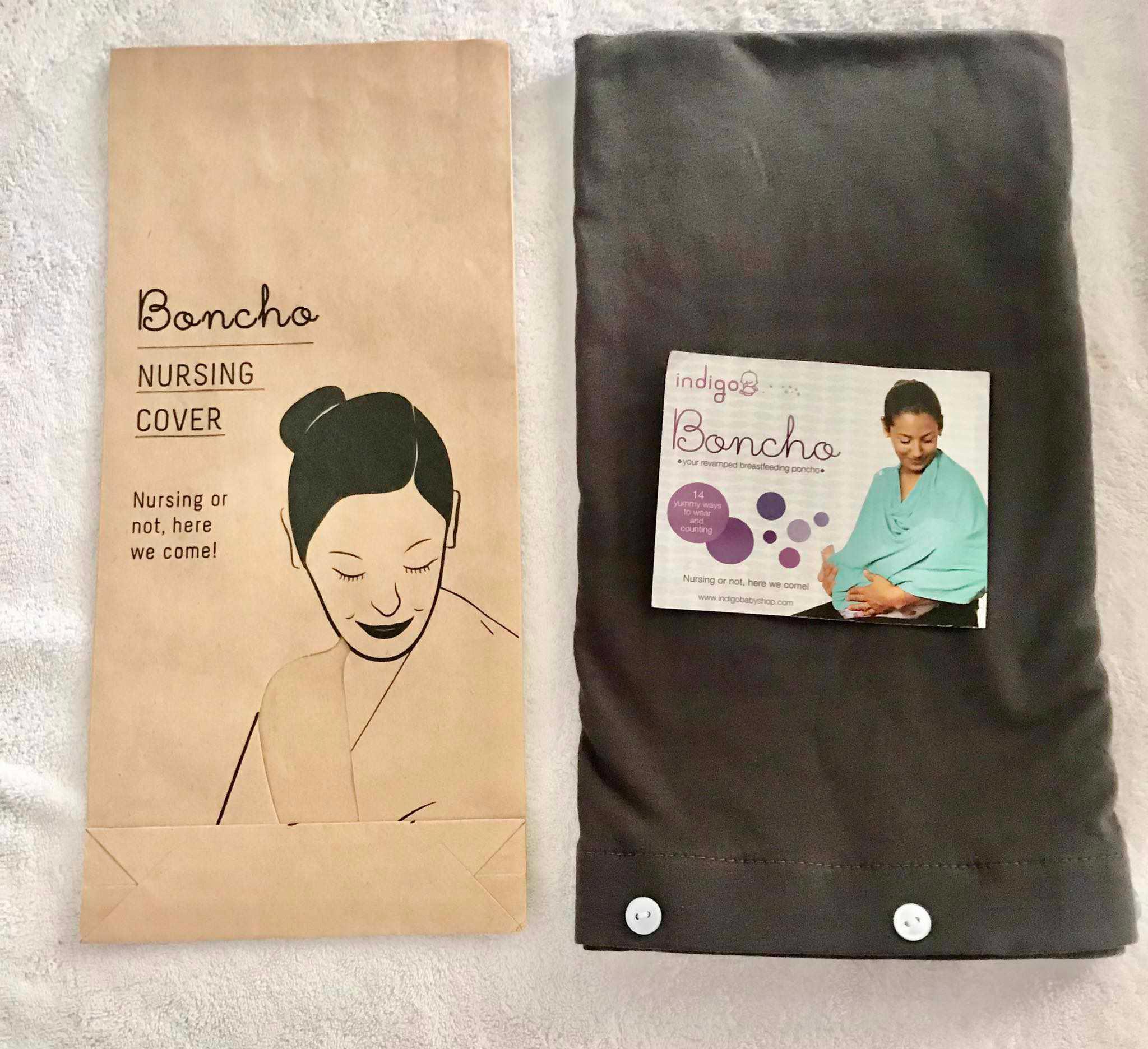 Indigo Baby Nursing Boncho | The Nest Attachment Parenting Hub