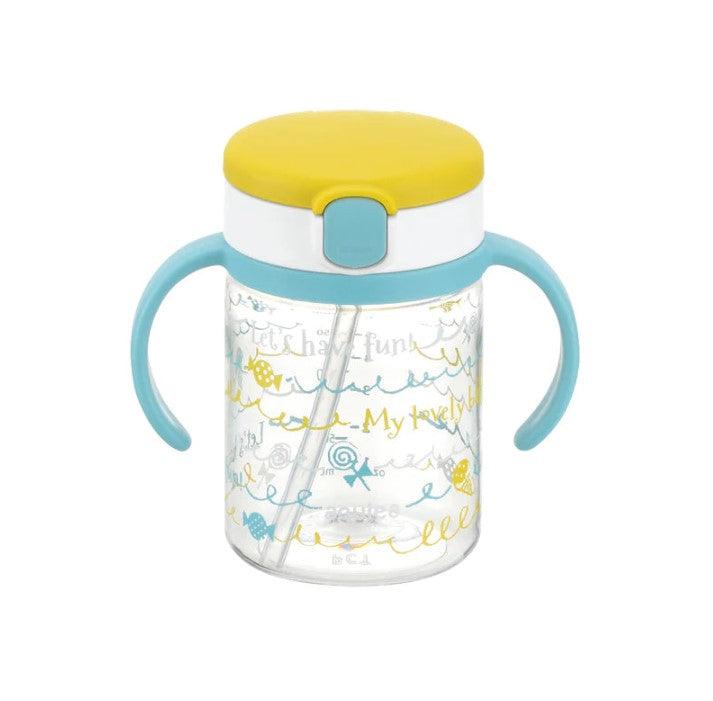 Richell AQ Clear Straw Bottle Mug 200ml 7m+ | The Nest Attachment Parenting Hub