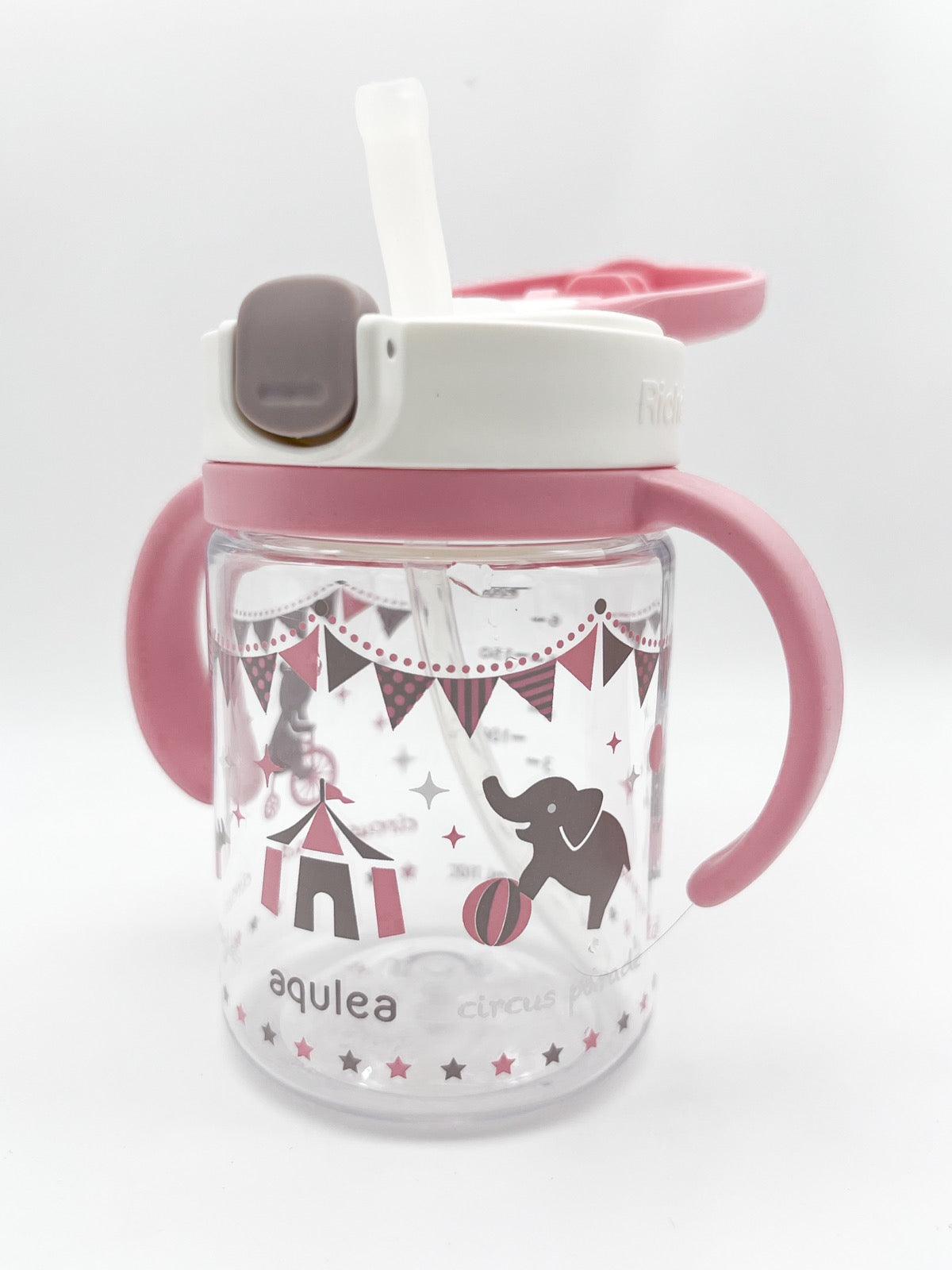 Richell AQ Clear Straw Bottle Mug 200ml 7m+ | The Nest Attachment Parenting Hub