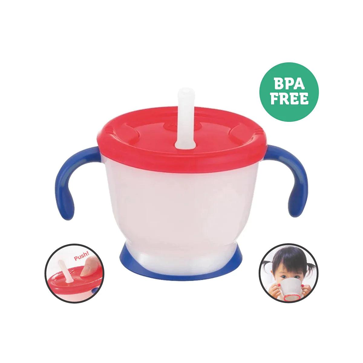 Richell Aqulea Cup de Straw Training Mug 6m+ | The Nest Attachment Parenting Hub