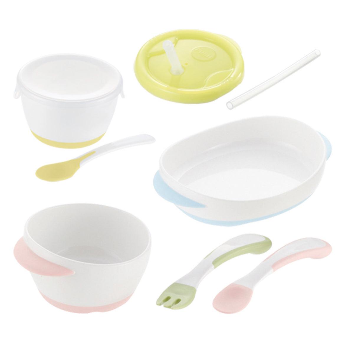 Richell Basic Feeding Set 5m+ | The Nest Attachment Parenting Hub
