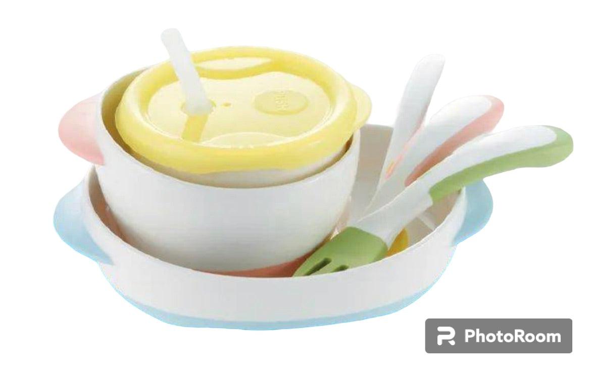 Richell Basic Feeding Set 5m+ | The Nest Attachment Parenting Hub