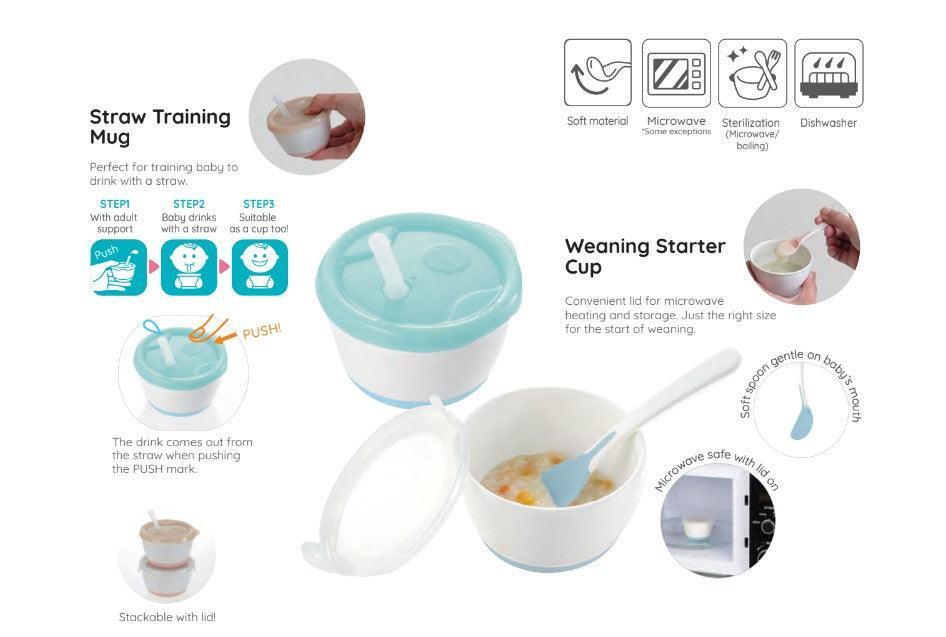 Richell Meal Training Set 5m+ | The Nest Attachment Parenting Hub