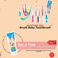 Gift with Purchase - Brush-Baby Applemint Travel Toothpaste