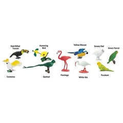 Safari Ltd Exotic Bird TOOB | The Nest Attachment Parenting Hub
