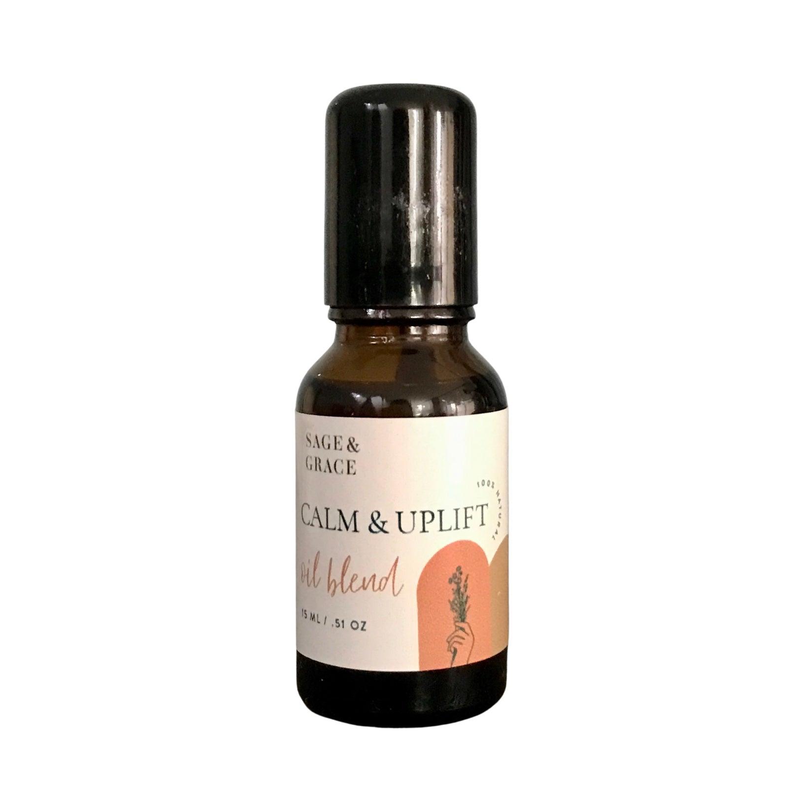 Sage & Grace Calm and Uplift Roller Oil Blend 15ml | The Nest Attachment Parenting Hub