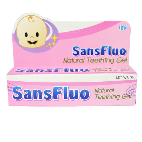 SansFluo Natural Teething Gel 10g | The Nest Attachment Parenting Hub