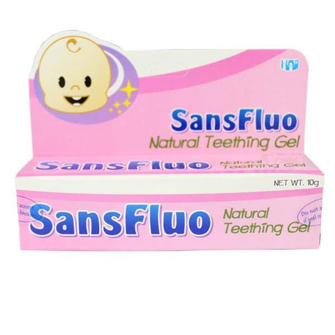 SansFluo Natural Teething Gel 10g | The Nest Attachment Parenting Hub