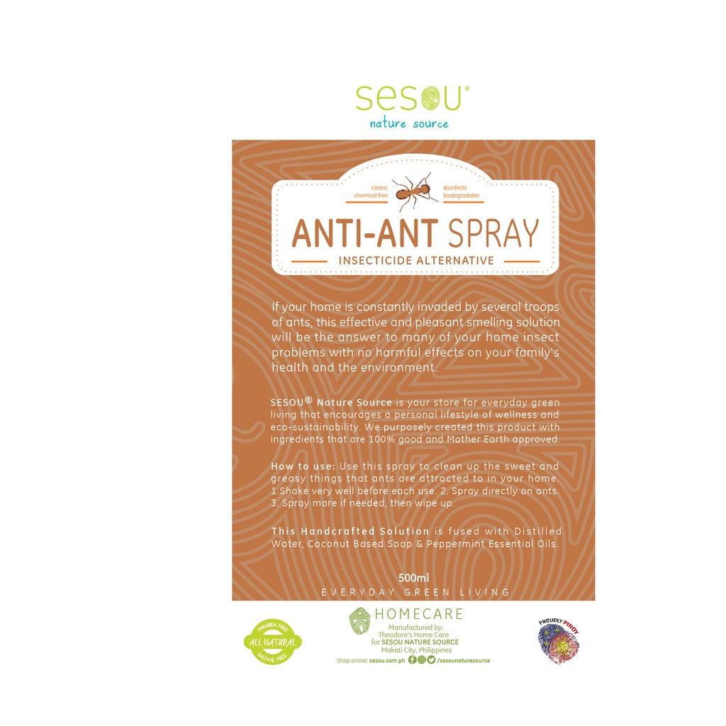 Sesou Nature Source Anti Ant Spray 500ml | The Nest Attachment Parenting Hub