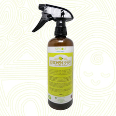 Sesou Nature Source Kitchen Spray Disinfectant And Cleaner Lemon Scent 500ml | The Nest Attachment Parenting Hub