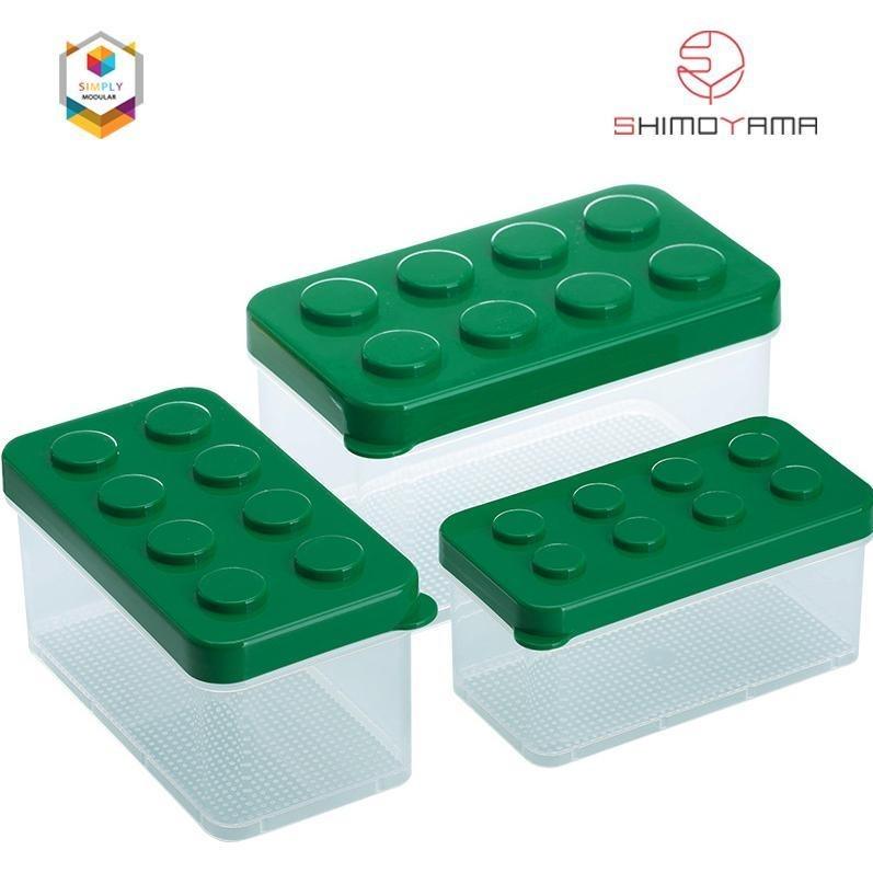 Shimoyama Lego Box Set of 3 Storage Cabinet Organizer | The Nest Attachment Parenting Hub