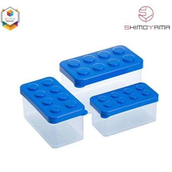 Shimoyama Lego Box Set of 3 Storage Cabinet Organizer | The Nest Attachment Parenting Hub