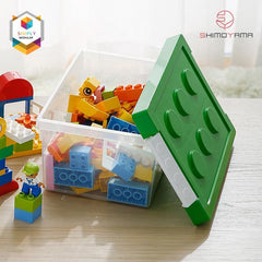 Shimoyama Lego Medium Toy Storage Box Cabinet Organizer | The Nest Attachment Parenting Hub
