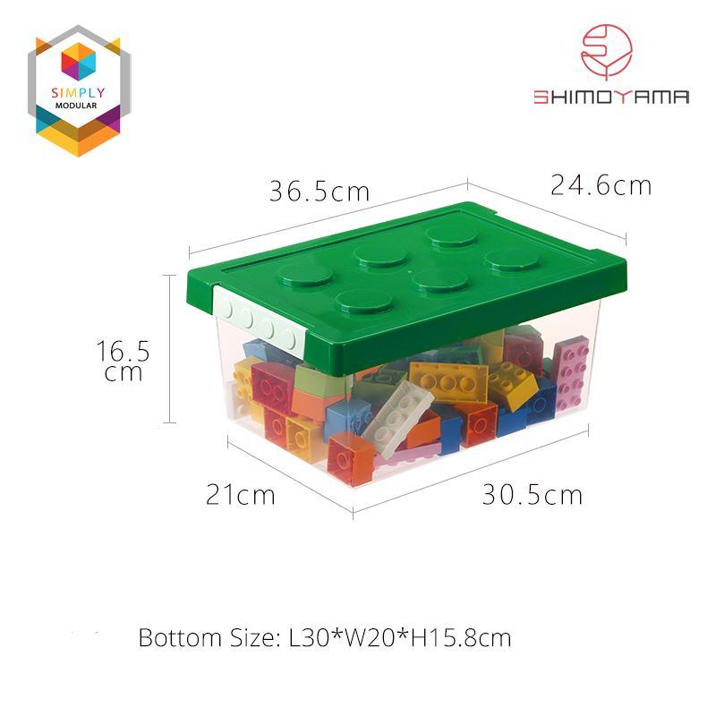 Shimoyama Lego Medium Toy Storage Box Cabinet Organizer | The Nest Attachment Parenting Hub