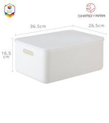 Shimoyama Medium White Handled Storage Box with Lid | The Nest Attachment Parenting Hub