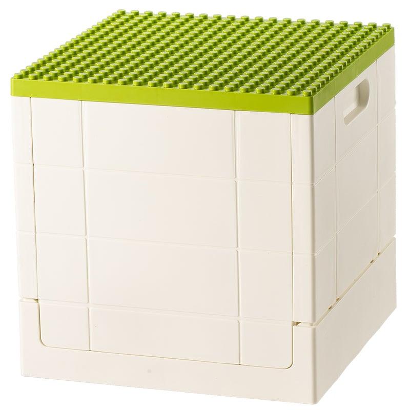 Shimoyama Toy Bricks Foldable Bin Organizer Storage Box w/ Lid | The Nest Attachment Parenting Hub