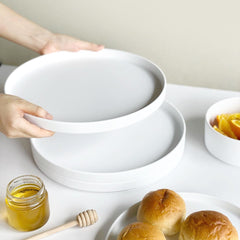 Simpli Melamine Dinner Plates / Decorative Trays 4s | The Nest Attachment Parenting Hub