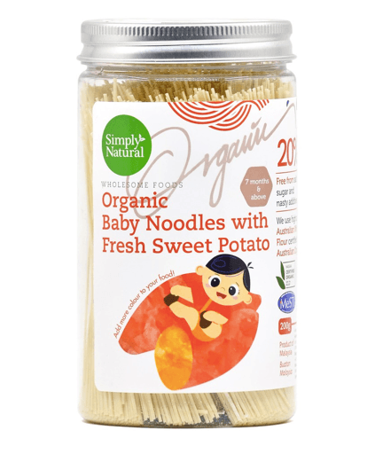 Simply Natural Organic Baby Noodles 7m+ | The Nest Attachment Parenting Hub
