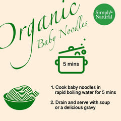 Simply Natural Organic Baby Noodles 7m+ | The Nest Attachment Parenting Hub