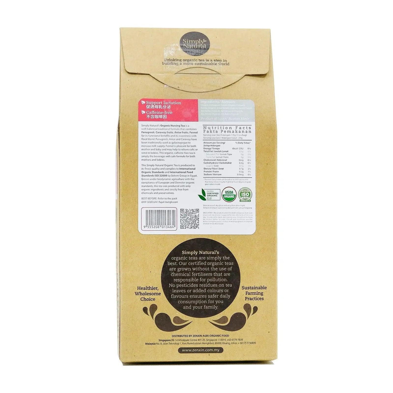 Simply Natural Organic Mother's Herbs Tea | The Nest Attachment Parenting Hub