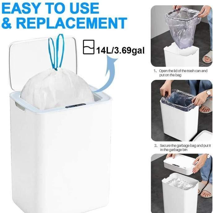 Smart Sensor Trash Bin | 14L | The Nest Attachment Parenting Hub