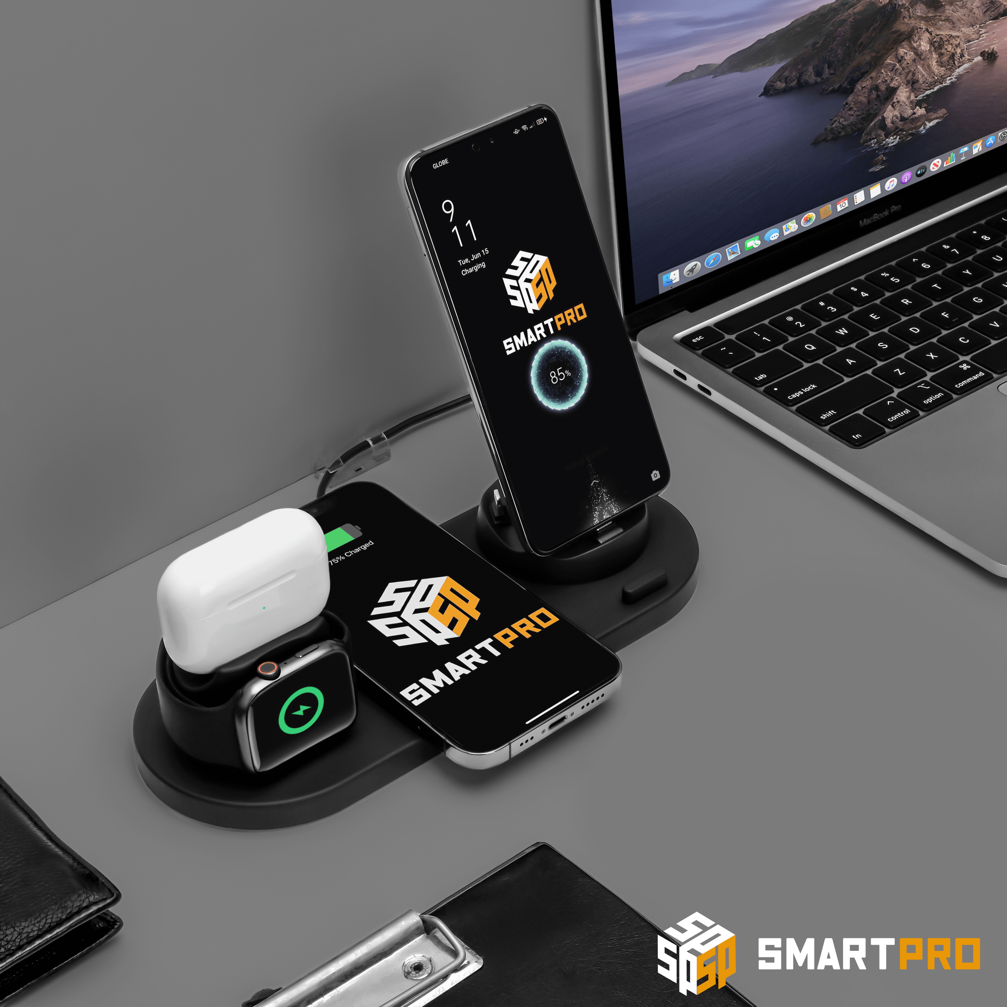 SmartPro ChargePro Universal Wireless Charger | The Nest Attachment Parenting Hub