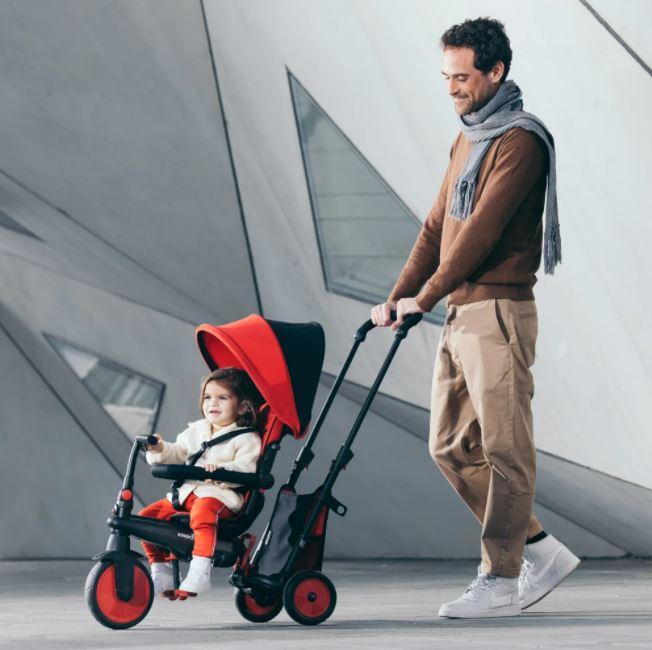 SmarTrike STR3 6 in 1 Folding Trike Red | The Nest Attachment Parenting Hub
