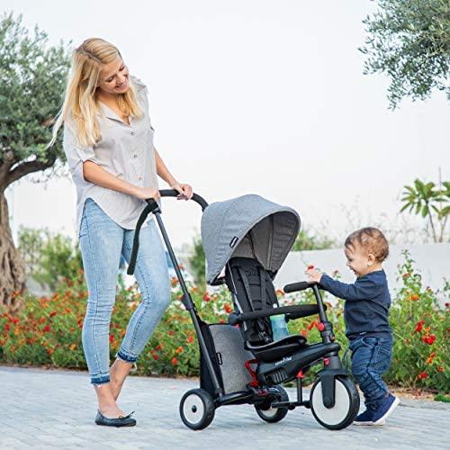 SmarTrike STR3 Journey 6 in 1 Folding Trike Grey | The Nest Attachment Parenting Hub