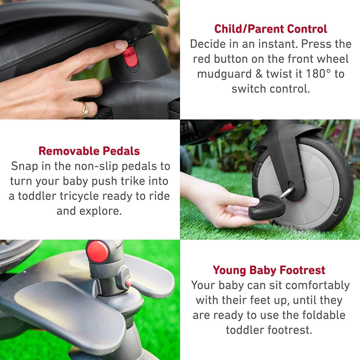 smart trike pedale SmarTrike STR7 7 in 1 Folding Trike – The Nest:Attachment Parenting Hub