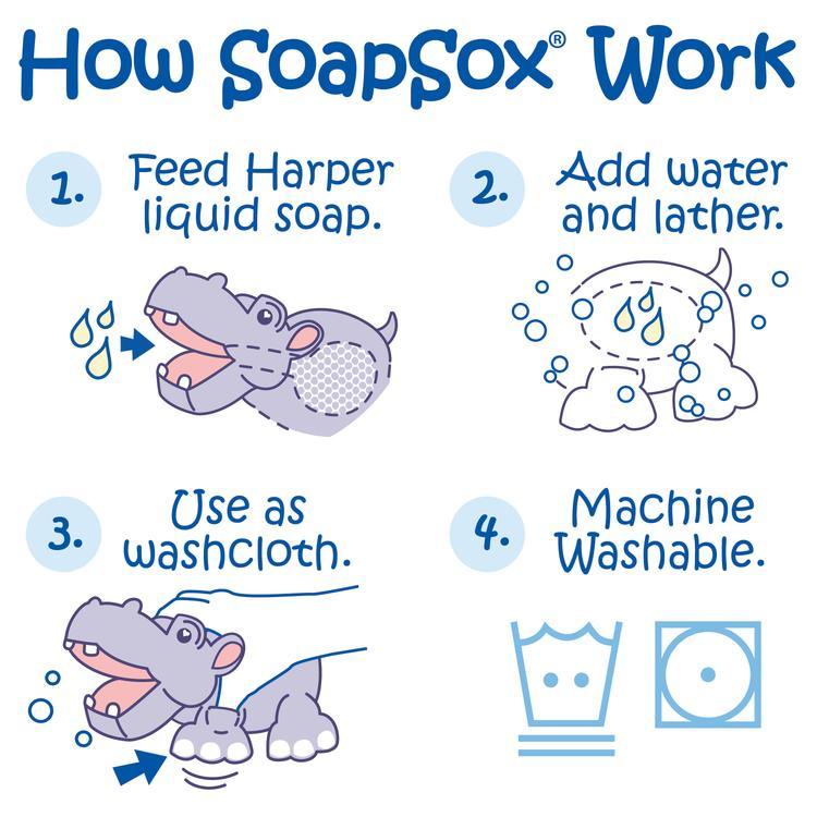 Soapsox Harper the Hippo | The Nest Attachment Parenting Hub