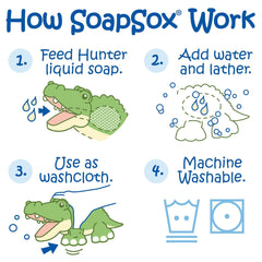 Soapsox Hunter the Gator | The Nest Attachment Parenting Hub