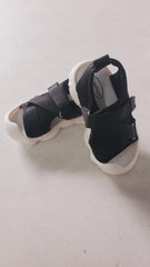 Soft Soled Toddler Sandals - Black | The Nest Attachment Parenting Hub