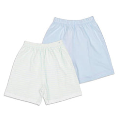 St. Patrick Essential Shorts Plain & Stripes/Blue 2's | The Nest Attachment Parenting Hub