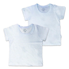 St. Patrick Essential T-Shirt Short Sleeves Plain & Stripes/Pink 2's | The Nest Attachment Parenting Hub