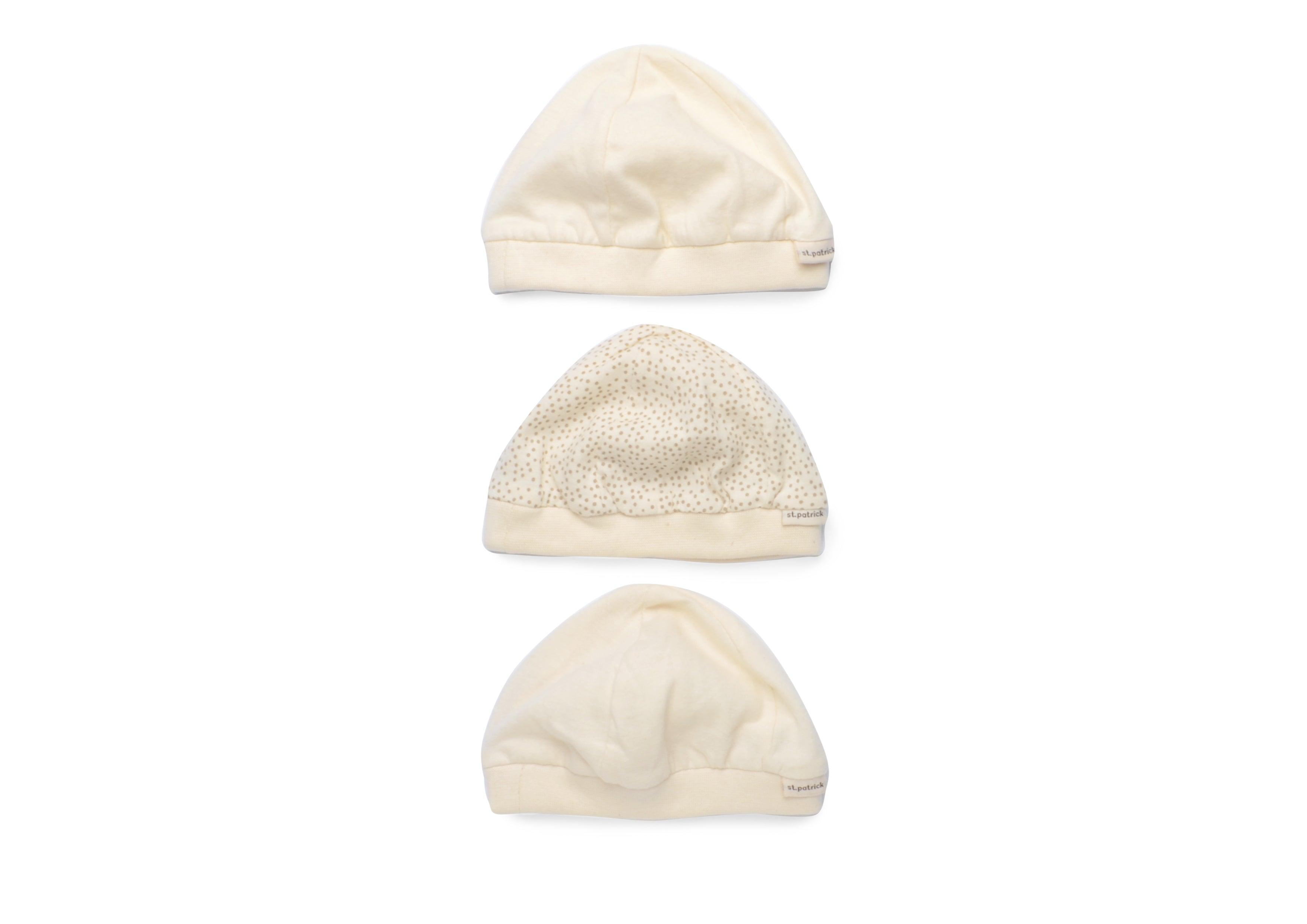 St. Patrick Organic Beanie Plain/Polka 3's | The Nest Attachment Parenting Hub