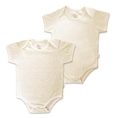 St. Patrick Organic T-Shirt Overlap Romper Short Sleeves Plain/Polka 2's | The Nest Attachment Parenting Hub
