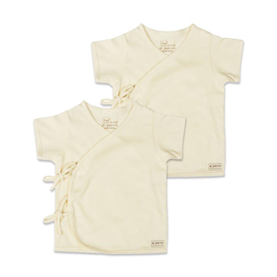 St. Patrick Organic Tie-Side Shirt Short Sleeves 2's | The Nest Attachment Parenting Hub