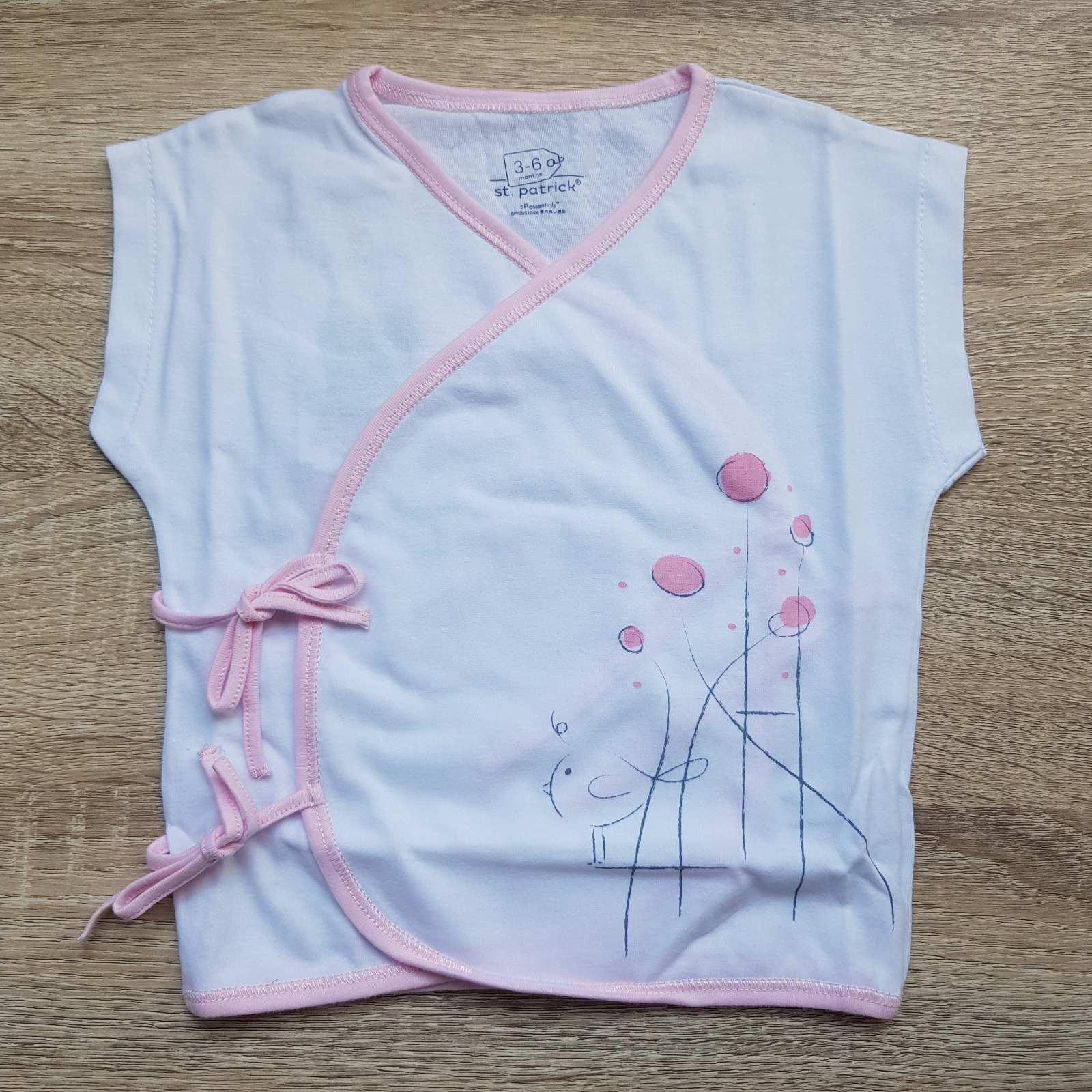 St. Patrick Woodlands Midori Tieside and Pajamas Balloon White/Pink | The Nest Attachment Parenting Hub