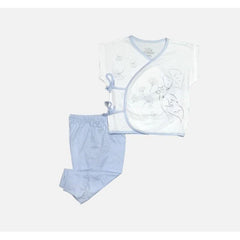 St. Patrick Woodlands Midori Tieside and Pajamas Fox White/Blue | The Nest Attachment Parenting Hub