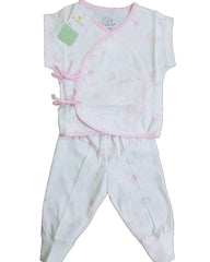 St. Patrick Woodlands Midori Tieside and Pajamas Sakura White/Pink | The Nest Attachment Parenting Hub