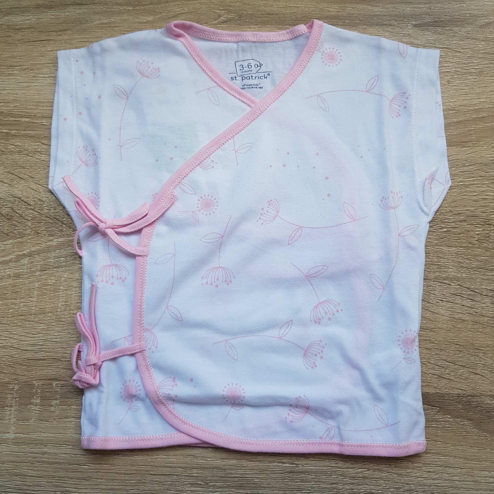 St. Patrick Woodlands Midori Tieside and Pajamas Sakura White/Pink | The Nest Attachment Parenting Hub