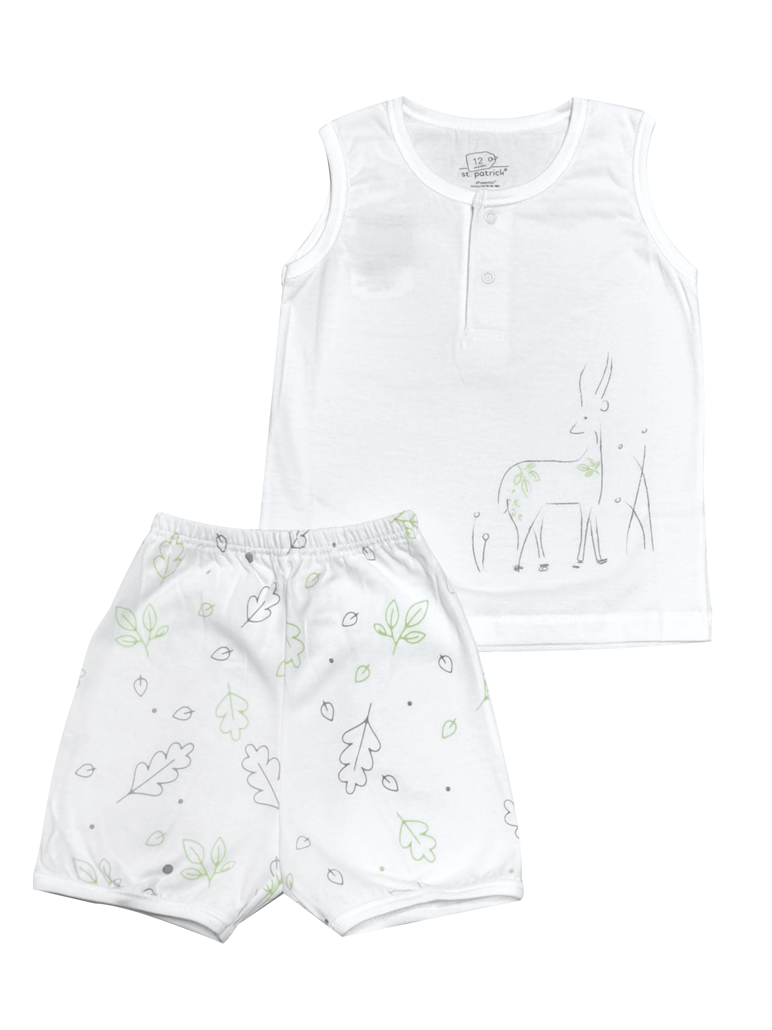 St. Patrick Woodlands Mizu Singlet and Short - Deer | The Nest Attachment Parenting Hub