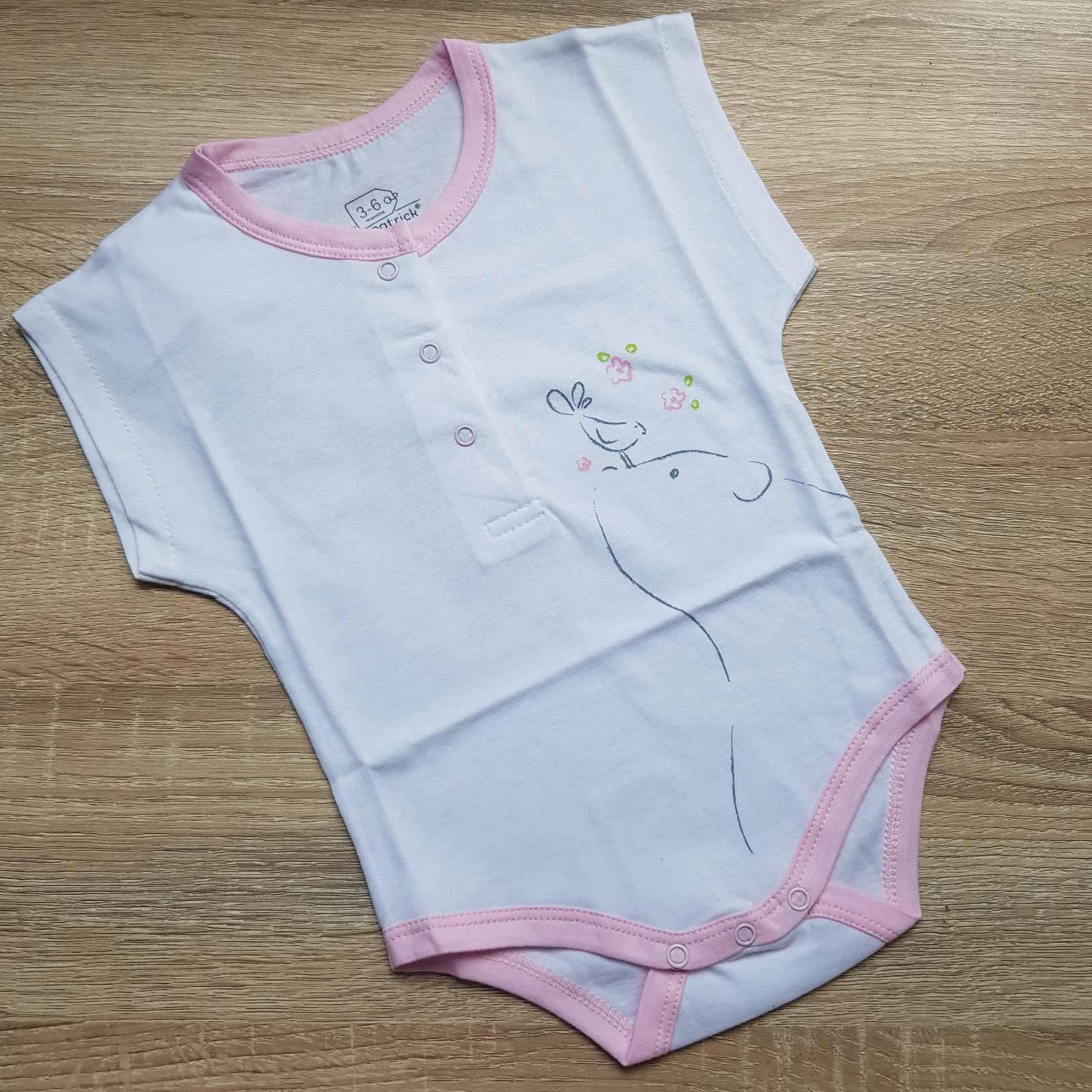 St. Patrick Woodlands Muju Romper White/Pink | The Nest Attachment Parenting Hub